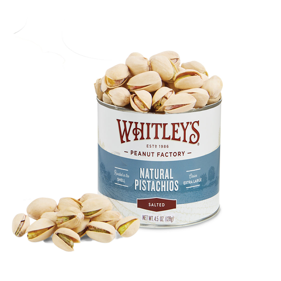 Case 20 - 4.5 oz. Tins Natural Pistachios