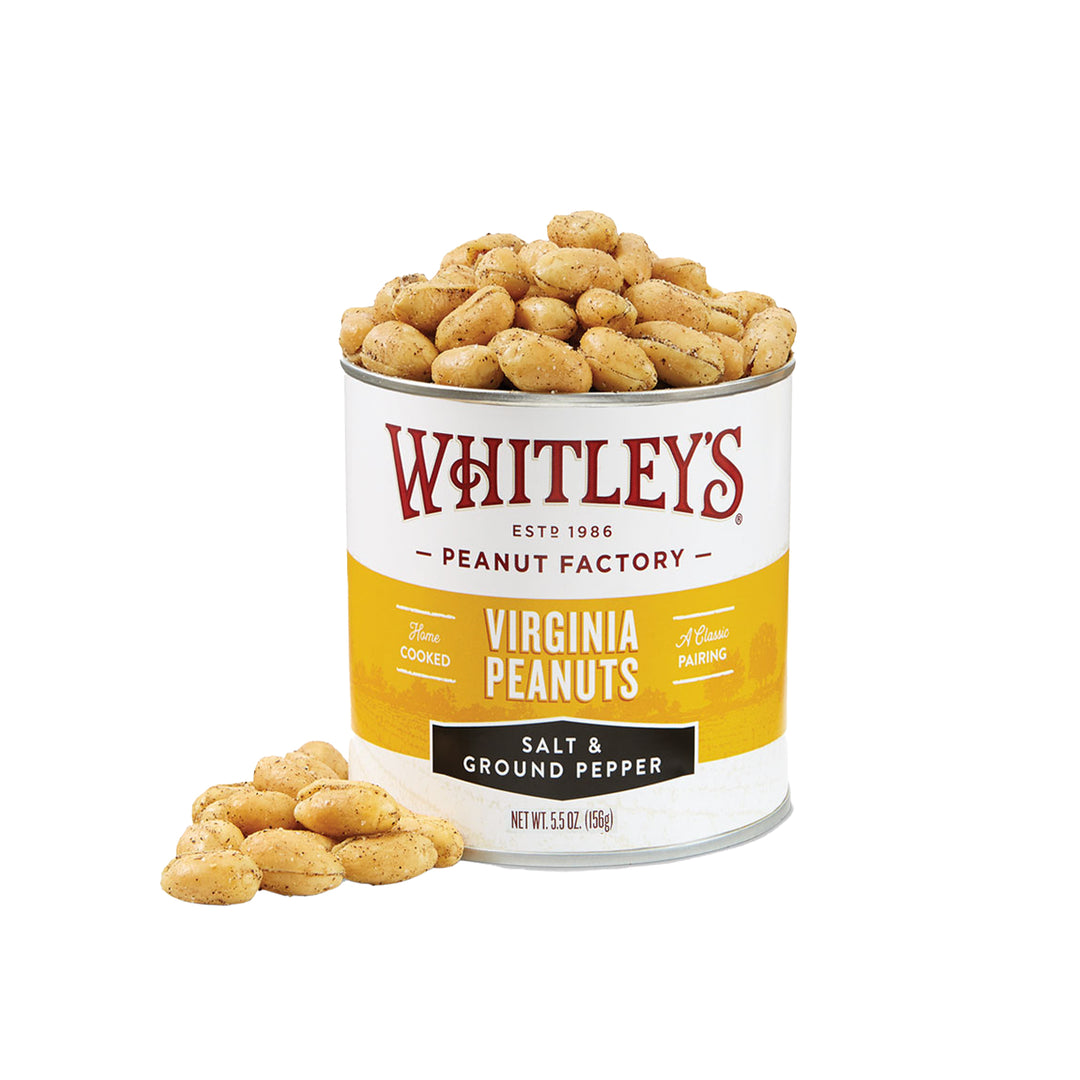 Case 20 - 5.5 oz. Tins Salt & Ground Pepper Peanuts