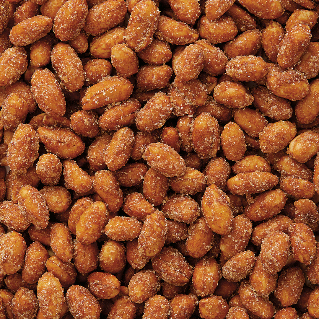 Case 2/12.5 lb. Vacuum Pack Honey Roasted Virginia Peanuts