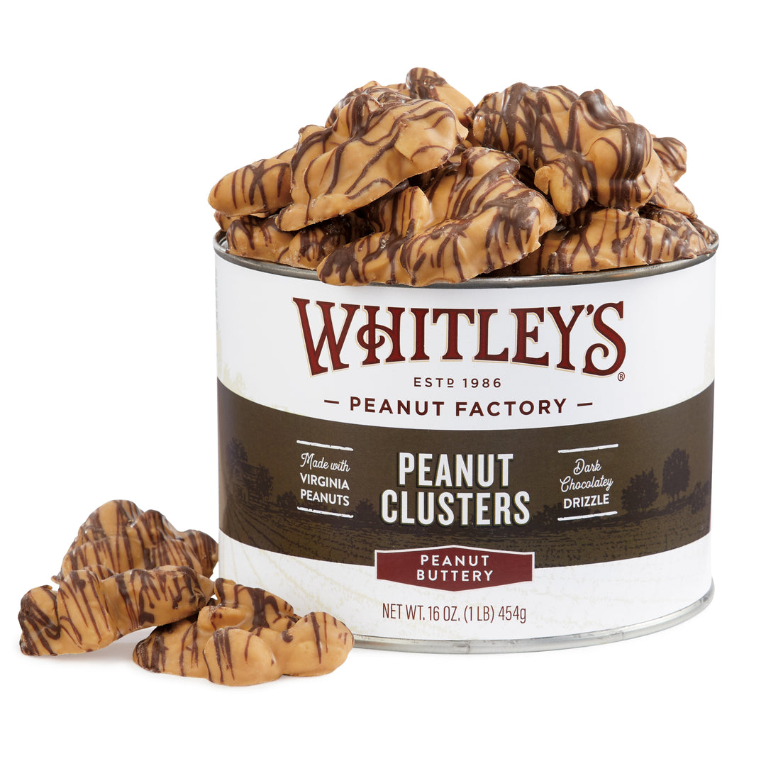 Case 12 - 16 oz. Tins Peanut Buttery Peanut Clusters